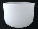 11" Frosted Crystal Singing Bowl