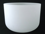 10" Frosted Crystal Singing Bowl